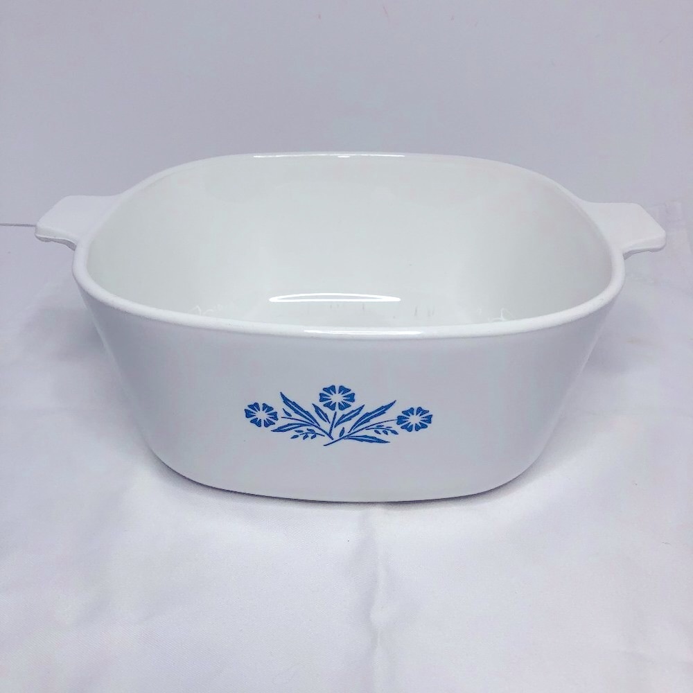 Vintage Corning Ware Blue Cornflower P-2 1/2-B Quart Casserole 2.5 qt Farmhouse